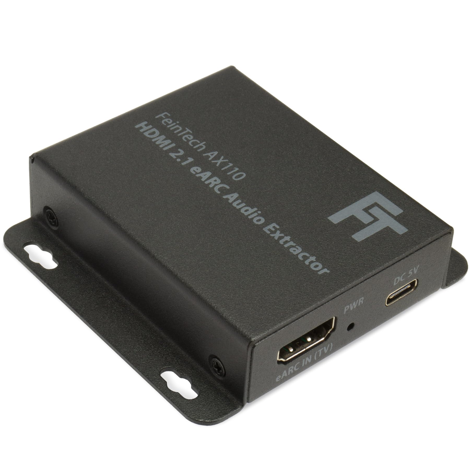 FeinTech AX110 HDMI 2.1 eARC Audio Extractor Konverter für Fernseher mit HDMI-eARC
