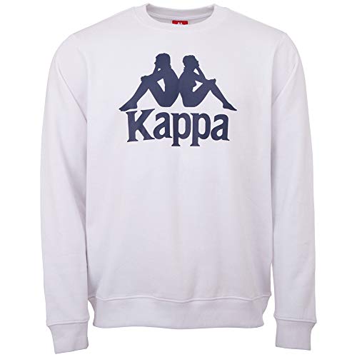 Kappa Herren SERTUM Sweatshirt, 001 White, XL