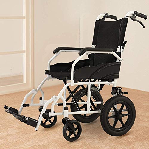 Rollstuhl, leichter zusammenklappbarer Rollstuhl zum Fahren, kleiner, ultraleichter, tragbarer Behindertenwagen, älterer, älterer Multifunktionsroller, tragbar