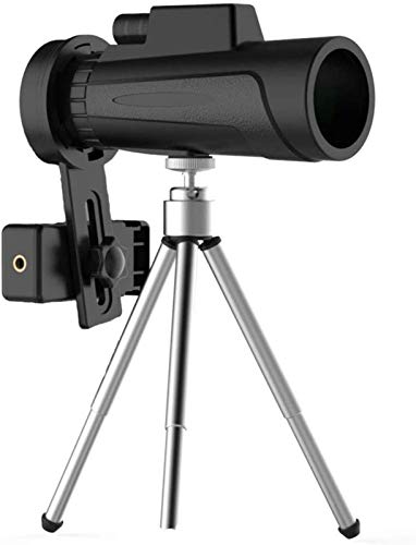 Monokular-Teleskop, 10 x 42 Monokular-Teleskop, tragbares BAK4-Prismenobjektiv-Monokular, kompakt mit Smartphone-Monokular-Teleskop-Adapter und Stativ für die Vogelbeobachtung von