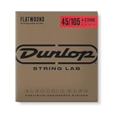 Dunlop DBFS45105 Flatwound-Basssaiten, mittel