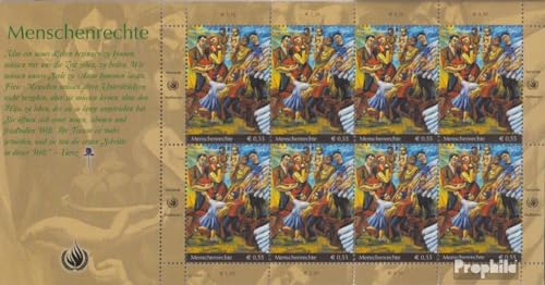 Prophila Collection UNO - Wien 430Klb-431Klb Kleinbogen (kompl.Ausg.) gestempelt 2004 Menschenrechte (Briefmarken für Sammler)