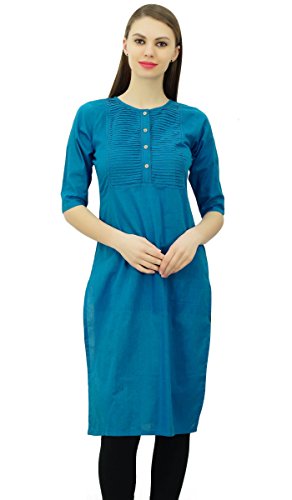 Phagun Baumwolle Designer Kurta Frauen Ethnisch Top Tunika Indian Kleid Gerade Kurti