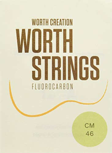 Worth Strings, Ukulelen-Saiten, Clear Fluoro-Carbon, für Konzert-/Sporan-Ukulele, Medium (0.0205-0.0260-0.0291-0.0224)