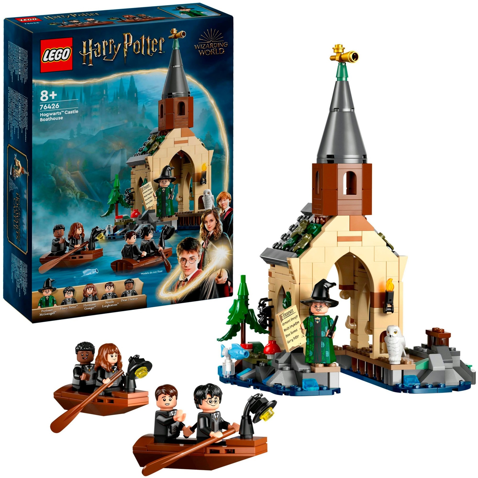 76426 Harry Potter Bootshaus von Schloss Hogwarts, Konstruktionsspielzeug