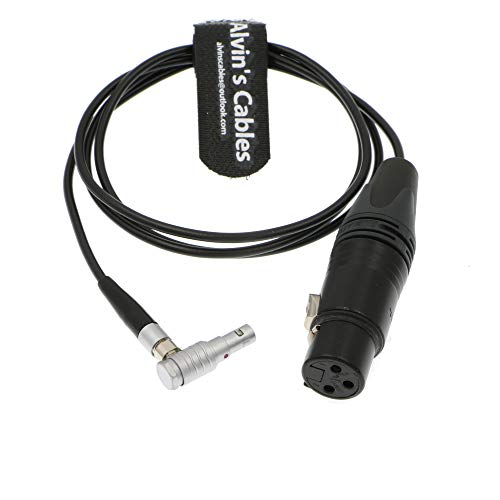 Alvin's Cables 5 Pin 00B Stecker auf XLR 3 Pin Buchse Kabel für Arri Alexa Mini Audio 1M