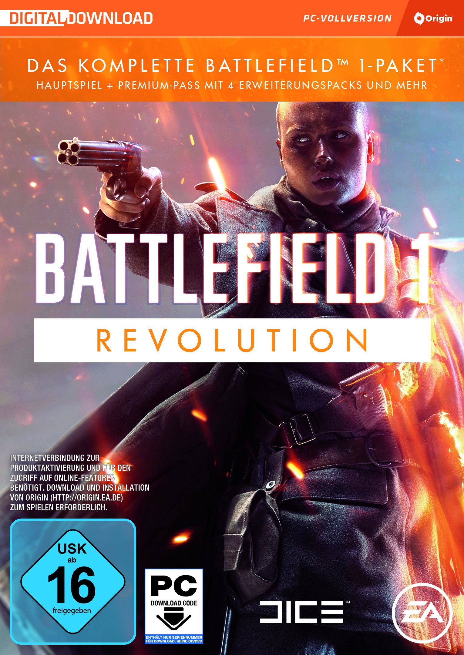 Battlefield 1 - Revolution Edition - [PC] - [Code in a box - enthält keine CD]