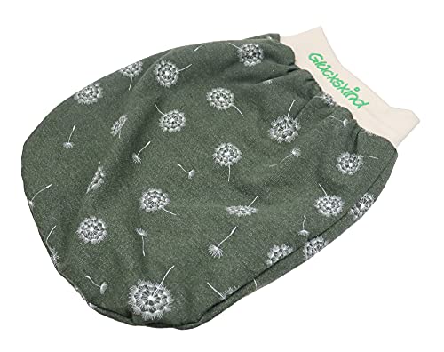 Strampelsack Pusteblume Baby mit Namen, Schlafsack personalisiert, Babyschlafsack, 0-3 Monate