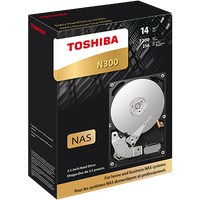 Toshiba N300 NAS - Festplatte - 12TB - intern - 3.5 (8,9 cm) - SATA 6Gb/s - 7200 U/min - Puffer: 256MB (HDWG21CUZSVA)