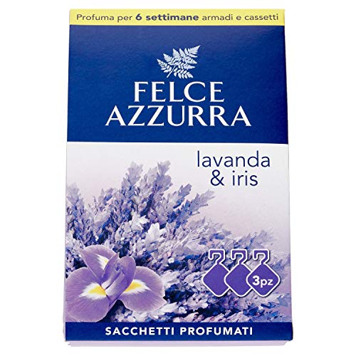 Felce Azzurra Duftsäckchen Lavendel und Iris – 6 Packungen von 3