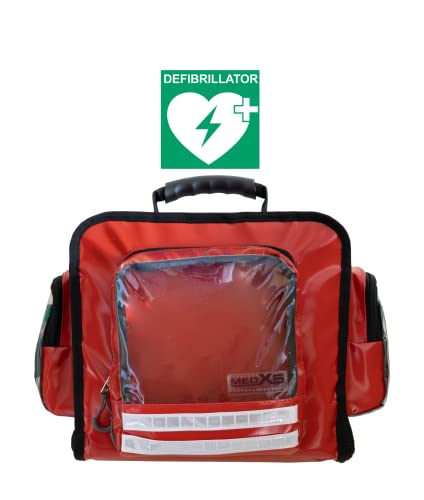 MedX5 Erste Hilfe Verbands- & Defibrillator Wandtasche für EH DIN-Füllungen 13169 & 13157 (ohne Inhalt)