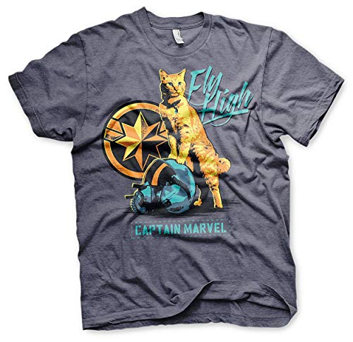 Marvel Unisex T-Shirt Captain Marvel Fly High (XL)