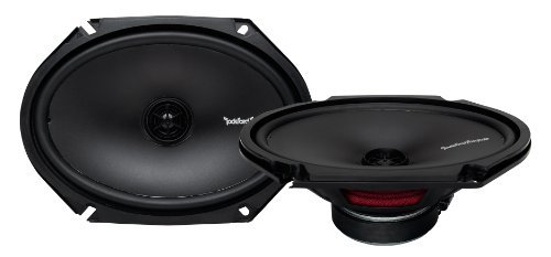 Rockford Fosgate R168X2 Prime 6 x 8 Inches Full Range Coaxial Speaker - Set of 2 Size: 6 x 8 Inch