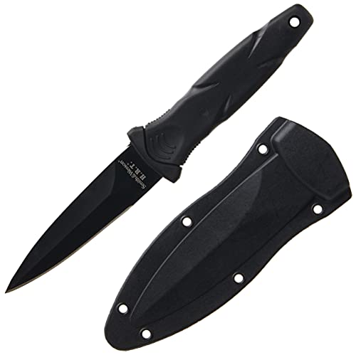Smith & Wesson Erwachsene H.R.T. Stiefeldolch Messer, schwarz, 19 cm