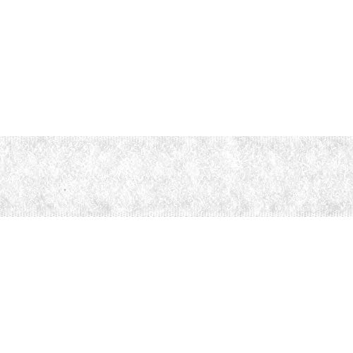 Prym Haftverschlußband, Polyamid, Flausch 20 mm, weiß, 8 m