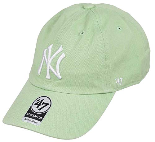 47 New York Yankees MLB Clean Up Mint/White Adjustable Cap 47 - One-Size