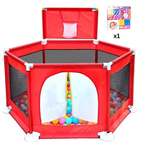 Baby Zaun Indoor Krabbeldecke Säuglingsspielzaun Toy Room - Rot (Farbe: D, Gr??e: 129x66x105cm), A, 129x66x105cm (Farbe: B, Gr??e: 129x66x105cm)