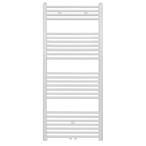 Badheizkörper - Mittelanschluss Weiß - 1400 x 500 (HxB)-655W