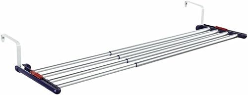 Leifheit Hängetrockner Quartett 42 Extendable Aluminium variabler Wandwäschetrockner, ausziehbarer Wandtrockner für den Innen- und Außenbereich