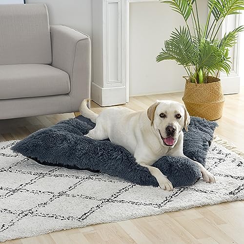 Yanman Großes Hundebett, waschbar, atmungsaktiv, orthopädisches Hundebett für große Hunde, leicht zu reinigendes Haustierbett mit rutschfester Unterseite