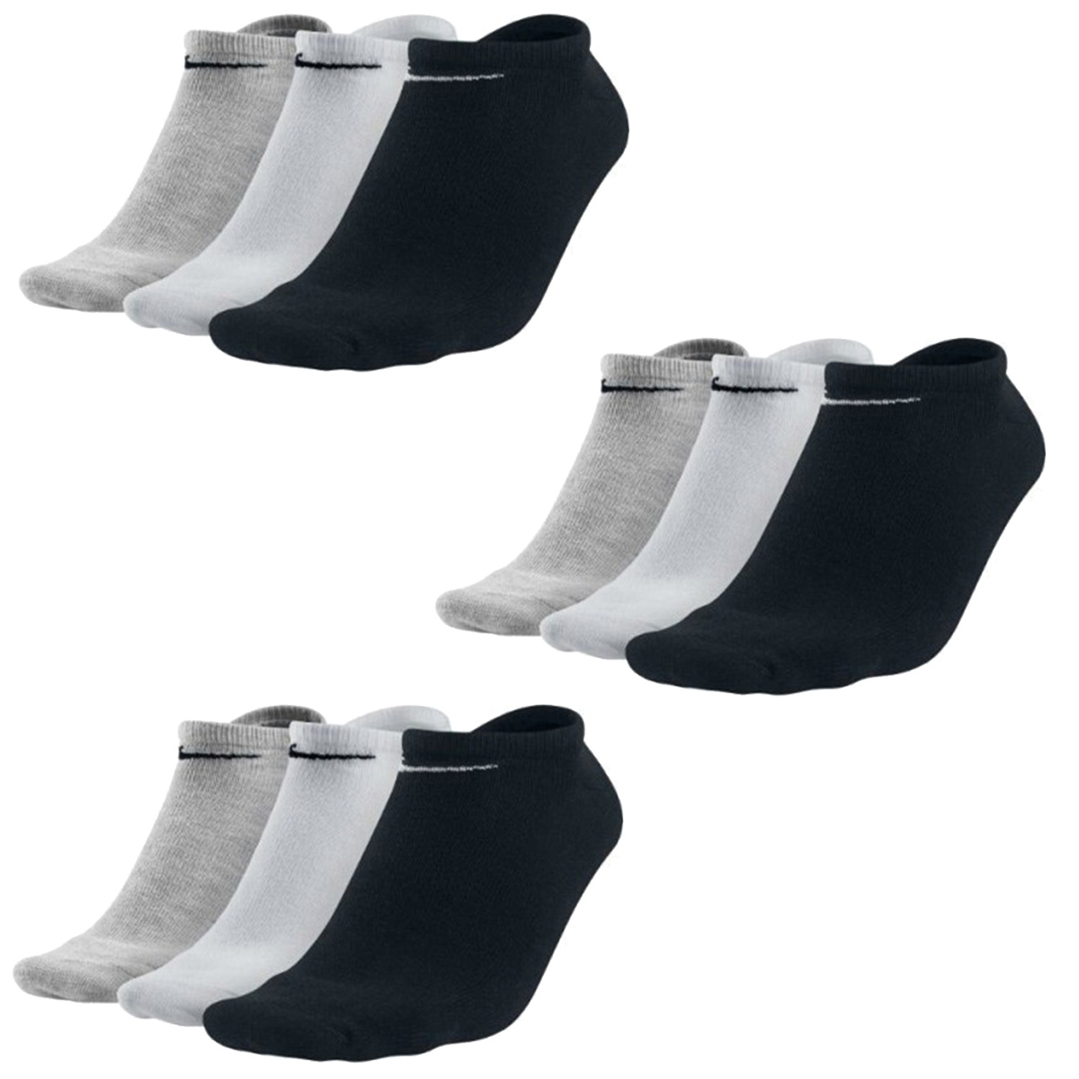 Nike 12 Paar Sneakersocken Socken Socks SX2554 mehrfarbig S 34-38