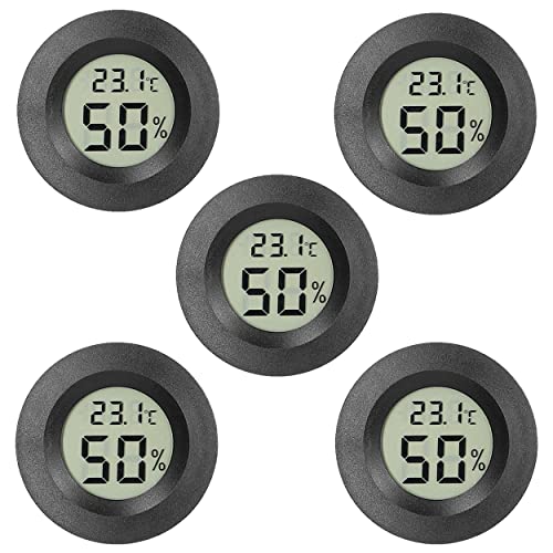 mumbi 5x mini Thermometer Hygrometer Thermo-Hygrometer Temperaturmesser Luftfeuchtigkeit -50℃ bis +70℃ / 10% bis 99%