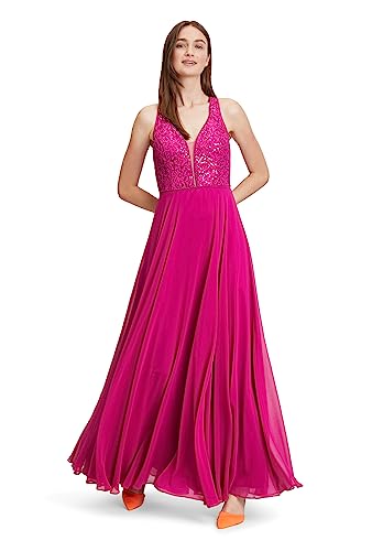 Vera Mont Damen Abendkleid mit Pailletten Classic Pink,40