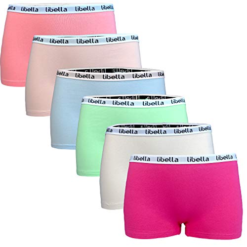 Libella® Panties Boxershorts Damen 6er Pack Hipsters Unterhose Unterwäsche Set Baumwolle 3429UN3-M-6