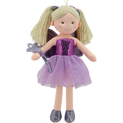 Sweety Toys Stoffpuppe Fee Plüschtier Prinzessin, 60 cm lila