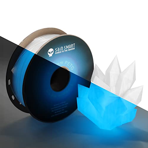 SainSmart PRO-3 PETG 3D-Drucker Filament 1,75 mm, Leuchtend Blau, 1KG Spule, Maßgenauigkeit +/- 0,02 mm
