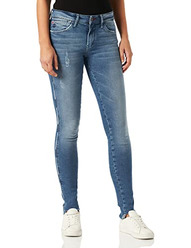 Mavi Damen Adriana Skinny Jeans, Blau (Mid Brushed Glam 26460), 27W / 34L