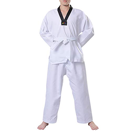 Gtagain Kampfsport Bekleidung Unisex Kinder Erwachsene Dobok Taekwondo Gi Sets - Trend Fashion Judo Anzug Kung Fu Training Wettkampf Uniform Outfit Karate Baumwolle