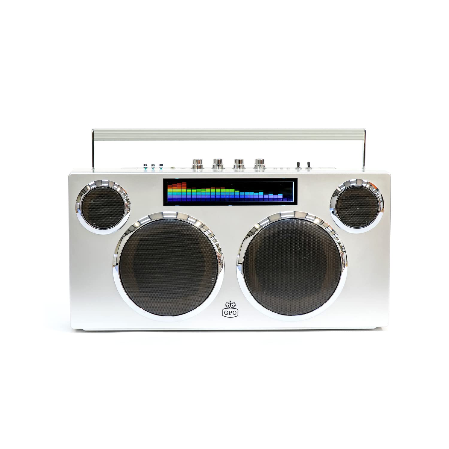 GPO Manhattan Bluetooth Speaker - Stereo Boombox, 100W