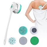 Elektrischer Körperwäscher - Körperreinigungsschrubber | Elektrischer Gesichtswäscher für Mädchen und Frauen, Gesichts- und Körperreinigungswäscher für die Gesichts- und Körperreinigungsmassage Hmltd
