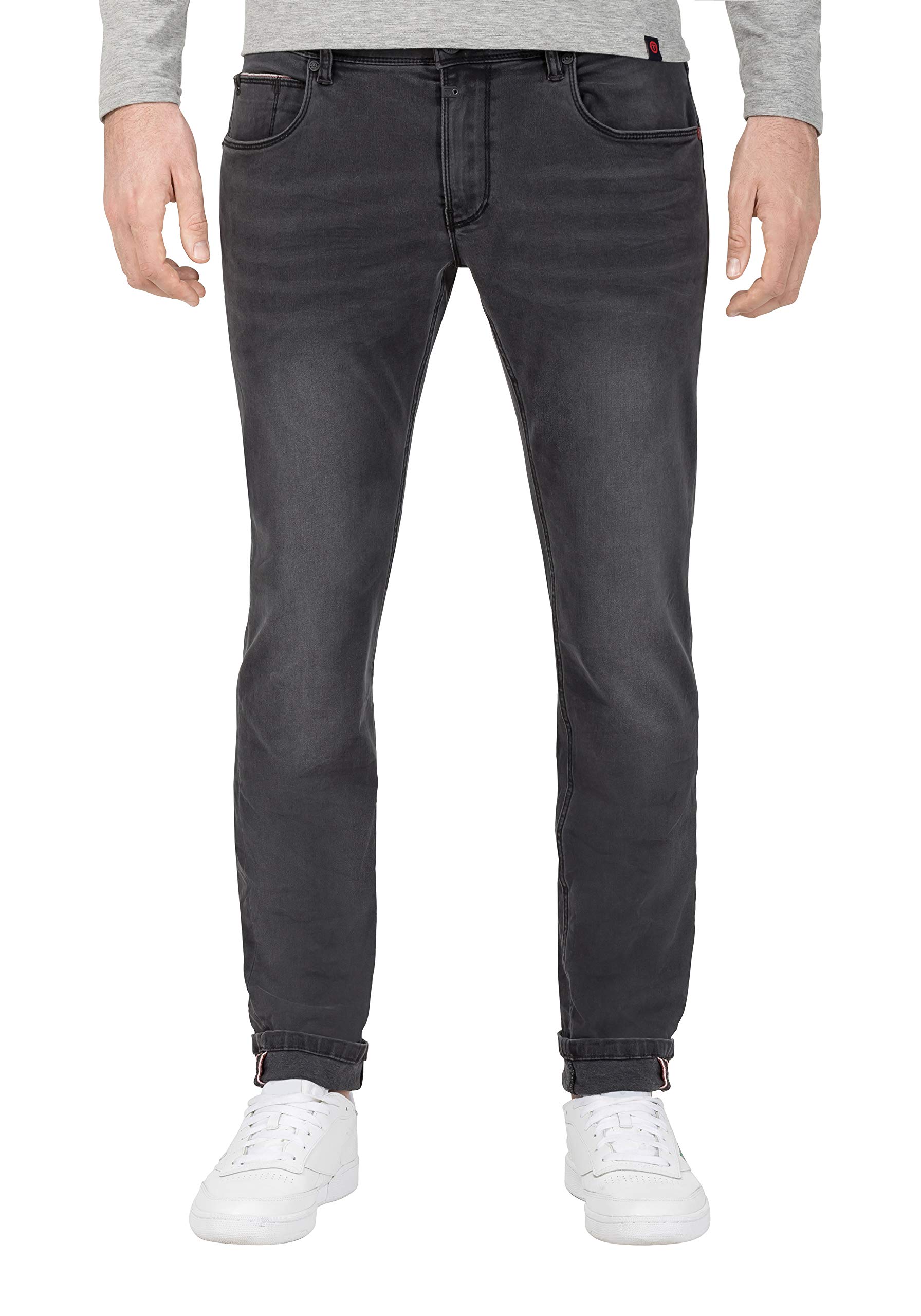Timezone Herren Slim Scotttz Skinny Jeans, Grau (Anthra Shadow Wash 8650), 34W / 34L EU