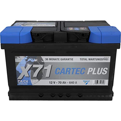 CARTEC Plus Starterbatterie 70 Ah, 640 A