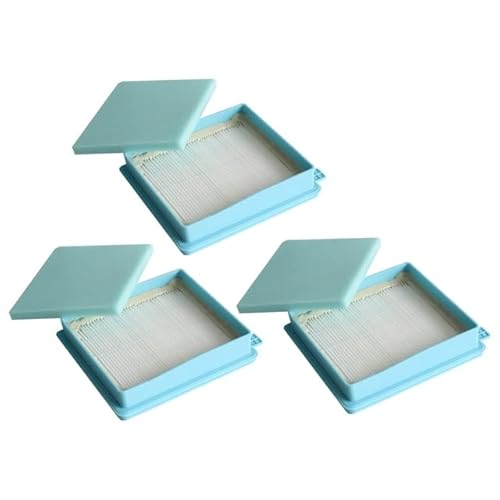 LIZONGFQ HEPA-Filterfilter für Staubsauger, Baumwolle, geeignet für FC8470, FC8515, FC8632 (Farbe: blau)