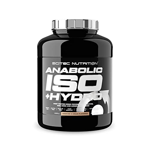 Scitec Nutrition Anabolic Iso + Hydro, Whey Protein mit Kreatin, HMB, Maca und Aminosäuren, 2350 g, Cookies & Cream