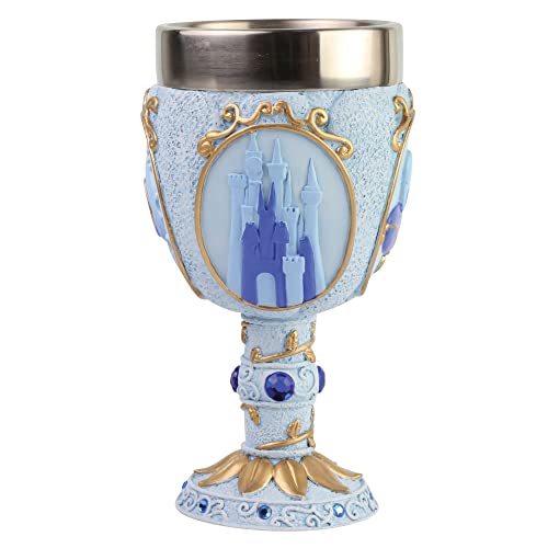 Enesco Disney Showcase Aschenputtel-Schloss, dekorativer Kelch, 18 cm, Mehrfarbig