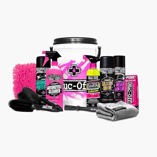 Muc Off Motorradreiniger Powersports Bucket Kit 12-teilig, MU-KIT-2546