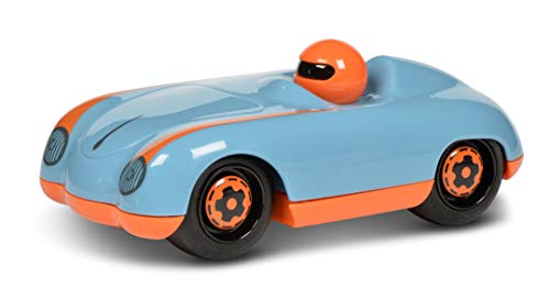 Schuco 450987700 Roadster Blue-Paul, my1stSchuco, Spielauto für Kinder 1 Jahr, Rennwagen Spielzeug ab 12 Monaten, blau/orange