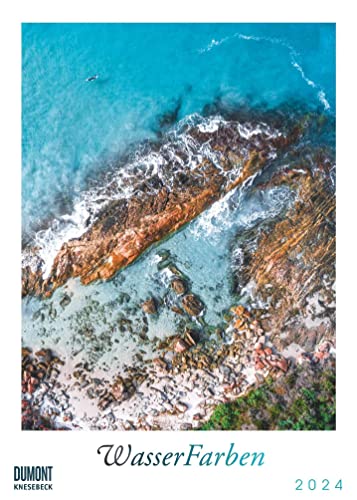 Wasserfarben 2024 – Posterkalender von DUMONT– Foto-Kunst von Kevin Krautgartner – Poster-Format 50 x 70 cm
