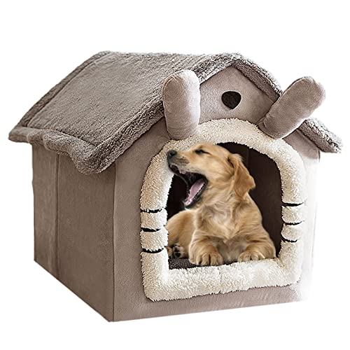 JYFanse Hunde- und Katzenzelt-Haus – langlebiges und wasserdichtes warmes kleines Hundehaus, abnehmbares und waschbares Cartoon-Hundezelt