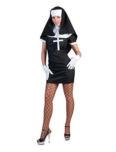 Sexy Nonne Anna Kostüm Gr. 36 38