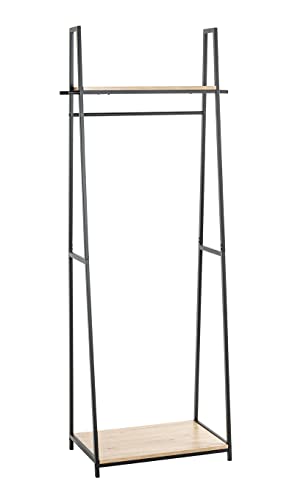 Haku-Möbel Standgarderobe, Metall, T 40 x B 68 x H 166 cm