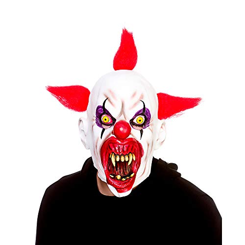 Wicked Costumes Erwachsene Unisex Kannibalen Clown Latex Maske Halloween Kostümzubehör