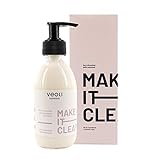 veoli Make it clear Reinigungsmilch, milchige Gesichtsemulsion 200ml alle Hauttypen, vegane Gesichtsreinigung Milch