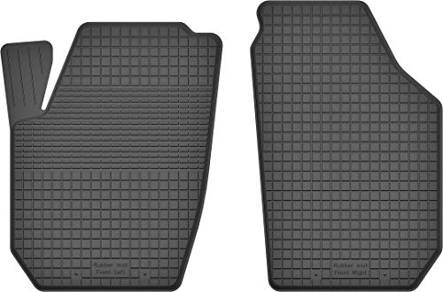 Motohobby Gummimatten Fußmatten Vorne Hoher Rand 15 mm für VW Volkswagen Polo V/Seat Ibiza IV/Skoda Fabia II - Passgenau