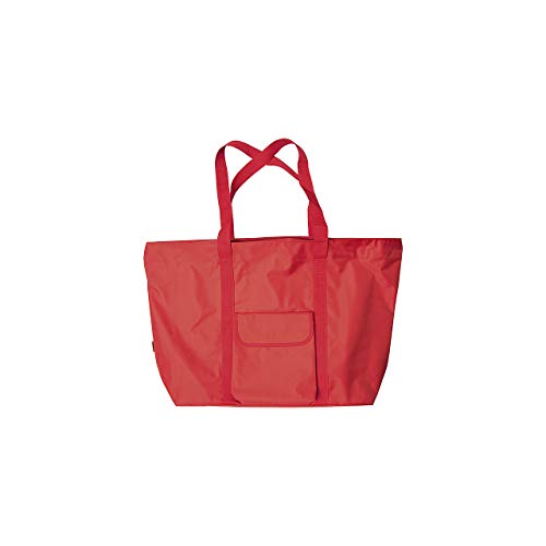 Fashy Erwachsene XXL-Tasche Bologna Strandtasche, rot, 53/74 x 48 x 16 cm