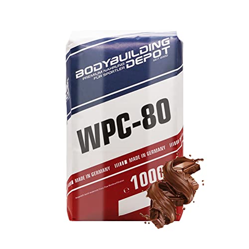 Bodybuilding Depot Whey Protein Pulver 1kg - Schoko spezial | umweltfreundlich in Papier verpackt